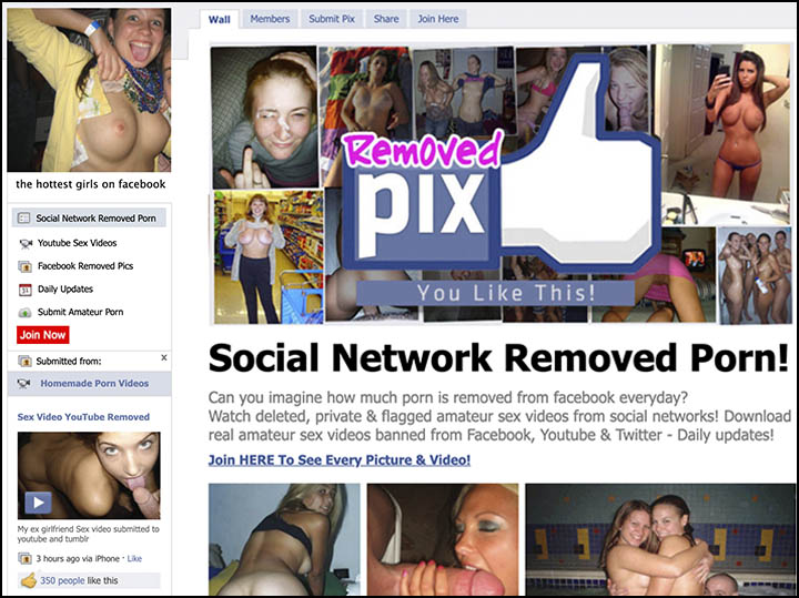 Social Media Naked Girls and Amateur Porn